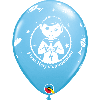 Qualatex 11'' First Communion Print latex balloons (25ct)