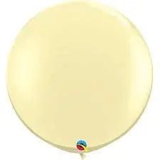 Qualatex 3' Ivory Silk Balloons (2)