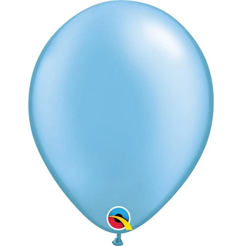 Qualatex 5'' Pearl Azure latex balloons (100ct)