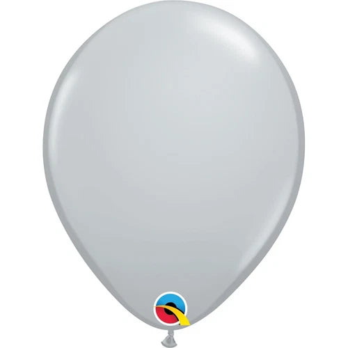 Qualatex 5'' Grey Latex Balloons (100)