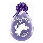 Qualatex 18"  Easter Bunny Diamond Clear Stuffing balloon (25)