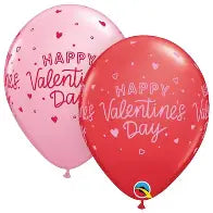 Qualatex 11'' Happy Valentines Day Print latex balloons (25)