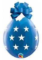 Qualatex 18'' Big Stars Diamond Clear Stuffing balloons  25ct