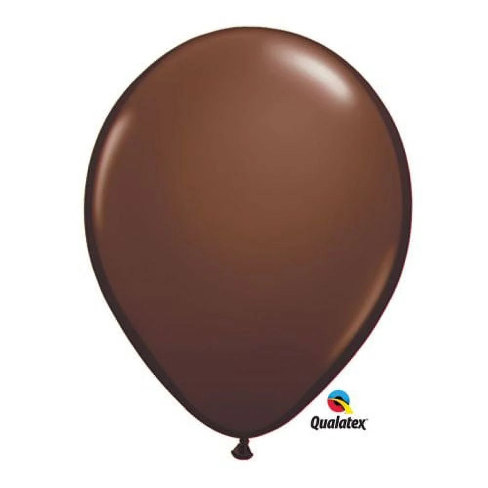 Qualatex 16'' Chocolate Brown Latex Balloon (50)