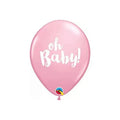 Qualatex 11'' Oh Baby pink printed latex balloons (25)